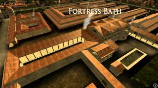 Animation of ancient Roman Fort in Caerleon Wales [upl. by Jacklin260]