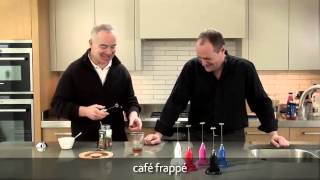 How to make a frappé coffee using an aerolatte milk frother [upl. by Enyleve]