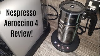 Nespresso Aeroccino 4 Milk Frother Review  Worth upgrading from the Aeroccino 3 [upl. by Noni]