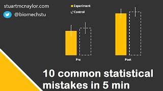 Ten Statistical Mistakes in 5 Min [upl. by Pammy]