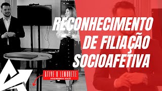 DIREITO DE FAMÍLIA Reconhecimento de filiação socioafetiva [upl. by Chariot148]