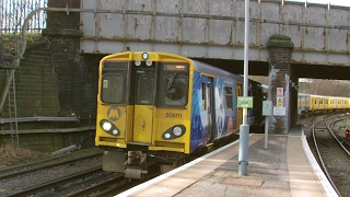 Half an Hour at 216  Birkenhead North Station 1022017  Class 507 508 terminus [upl. by Ayekahs444]