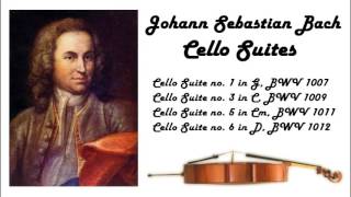 Johann Sebastian Bach  Cello suites in 432 Hz great for reading or studying [upl. by Adnwahs261]