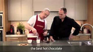 How to make a hot chocolate using an aerolatte milk frother [upl. by Kaufman]