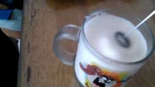 Aerolatte Review Frothing Cold Milk In Under 1 Minute [upl. by Cassil]